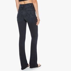 NWT Mother The Runaway in Not Guilty black high waisted flare leg jeans size 27